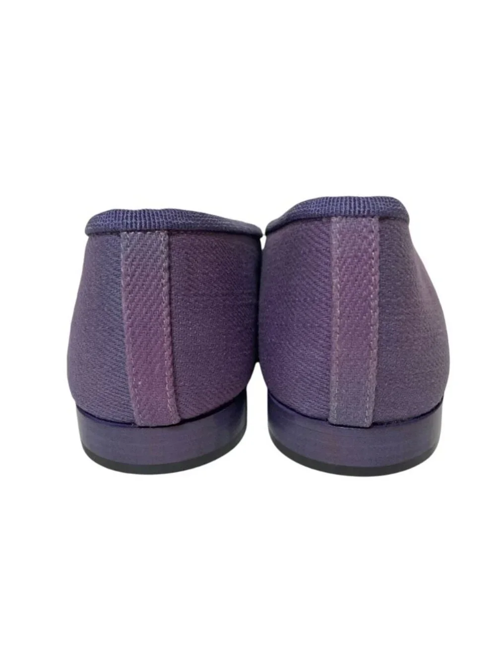 Chanel CC Logo Ribbon Ballerina Flat Pumps Ballet Shoes Purple Spring